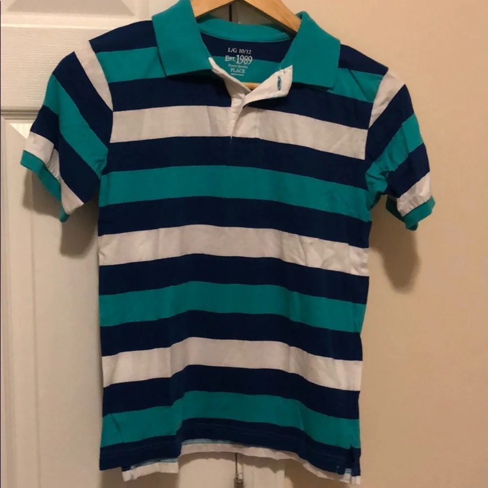 Boys Children’s Place blue polo‎ size large
